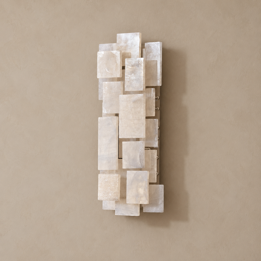 Marble & Crystal Wall Sconce