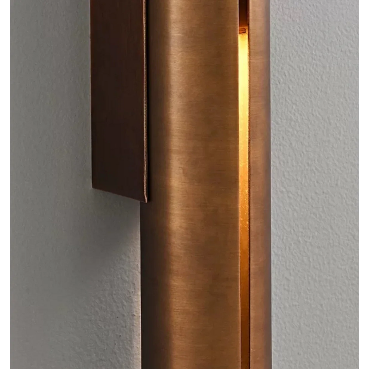 Copper Wall Light | Vertical-slit Cylinder Sconce Modern Minimalist Hallway Living Room & Bedroom Casalolalights Luxury