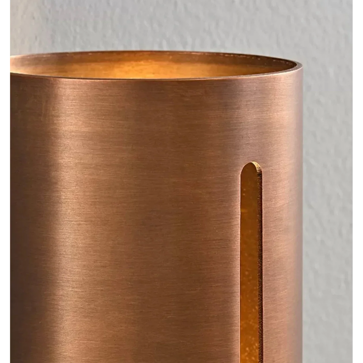 Copper Wall Light | Vertical-slit Cylinder Sconce Modern Minimalist Hallway Living Room & Bedroom Casalolalights Luxury