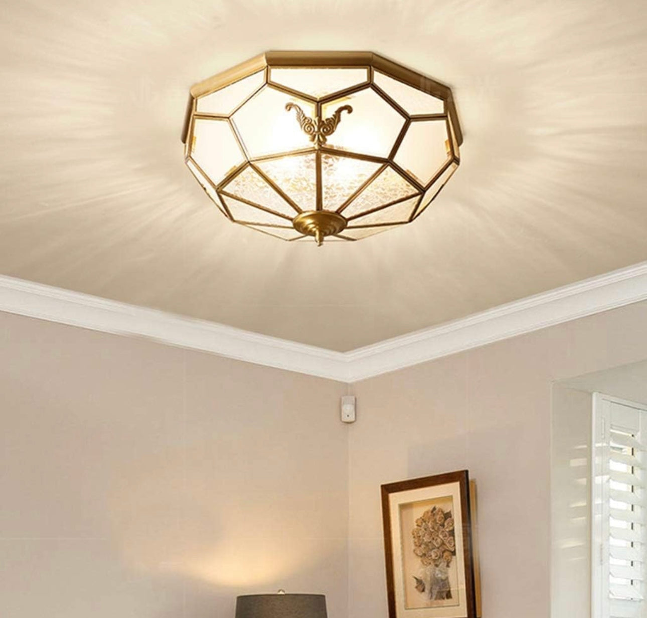 Copper Ceiling Lamps | Low For Living Room | Casalola - Flush Mounts