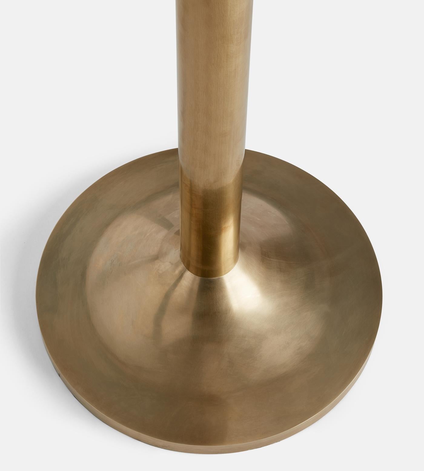 Crackle Glass & Aged Brass Floor Lamp | Casalola Casalolalights Luxury Lamps for Interior Designers