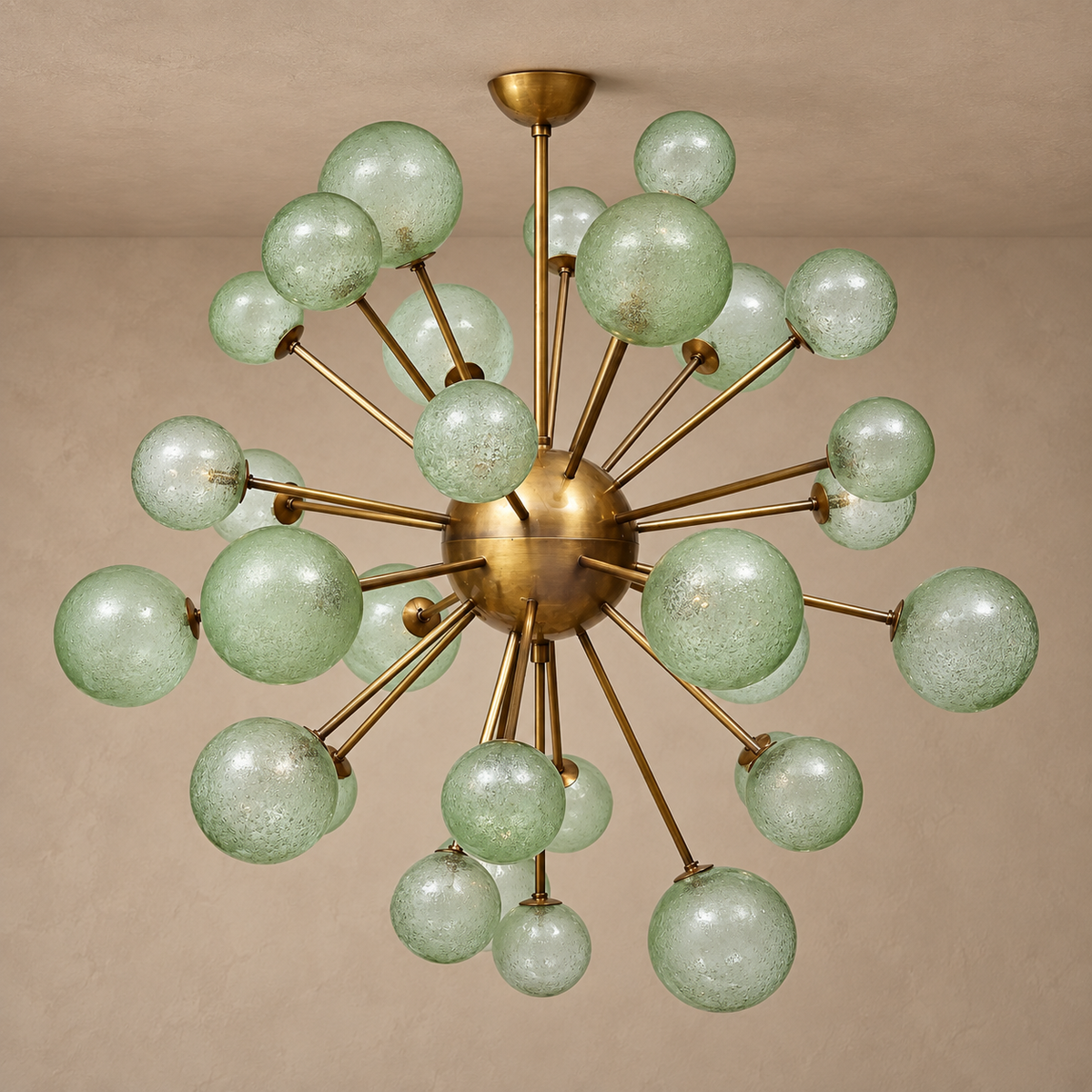 LAMPADARIO IN VETRO MURANO ROSA