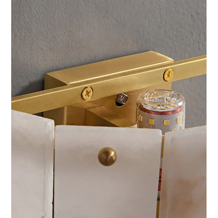 Layered Alabaster Wall Sconce | Stepped Stone-slab Modern Japandi Hallway & Bedroom Casalolalights Luxury Lamps