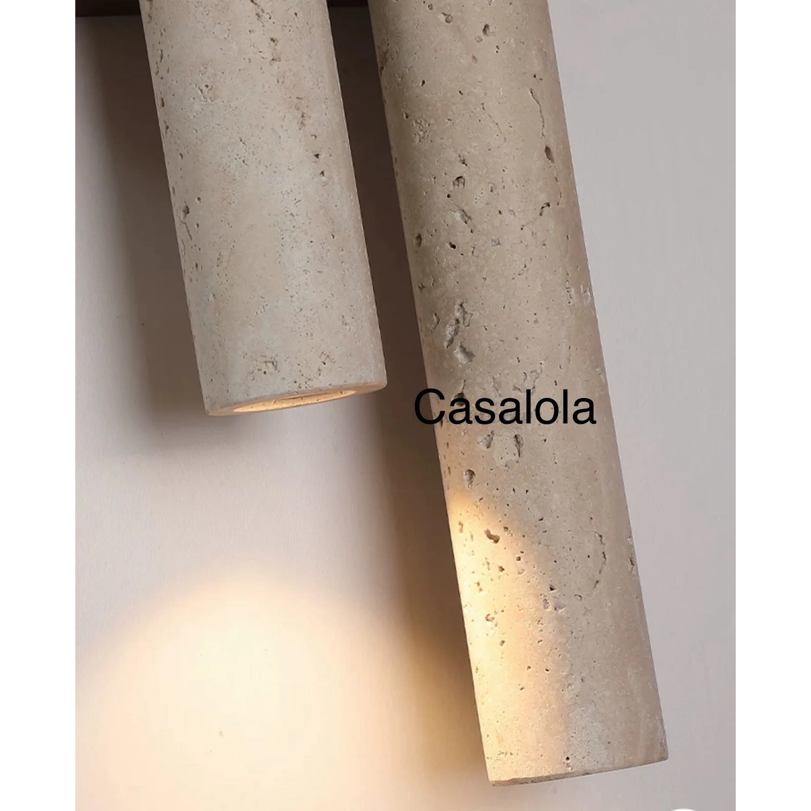 Double Marble Decorative Wall Lamps for Wabi Sabi Interiors