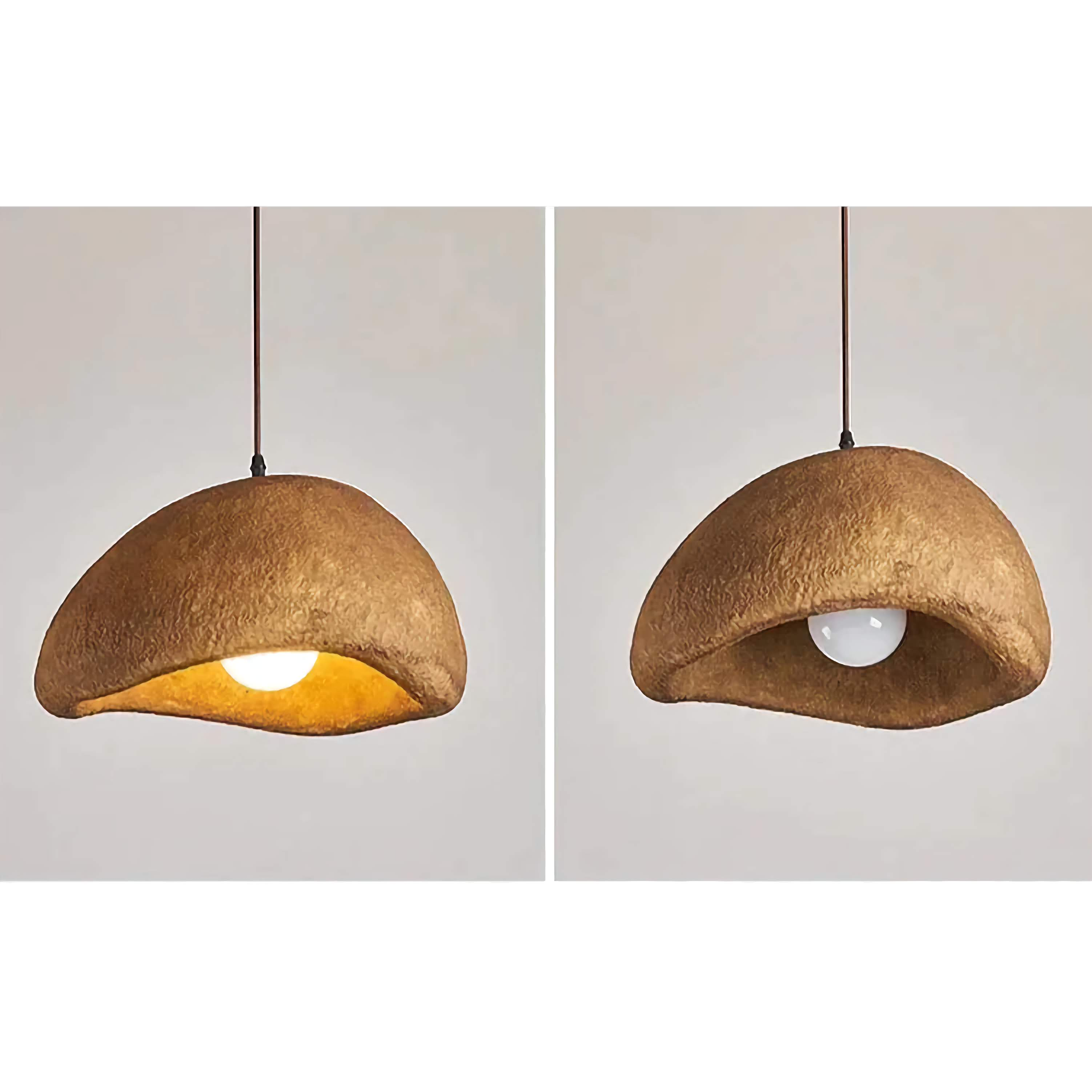 Wabi-sabi Pendant Light | Earth-tone Japandi Hanging Lamp for Kitchen Dining & Bedroom Minimalist E27 Casalolalights