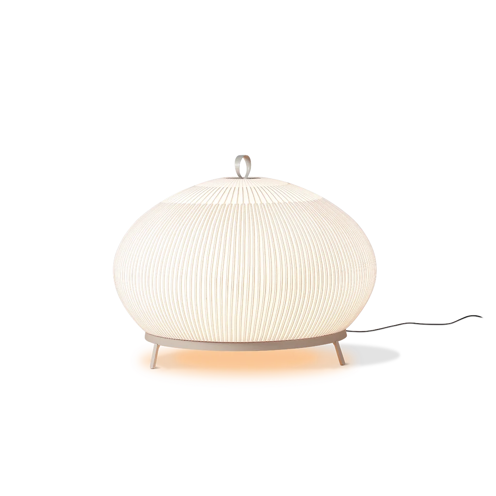 Ecru Knitting Fabric Table Lamp for Living Room Bedroom Restaurants