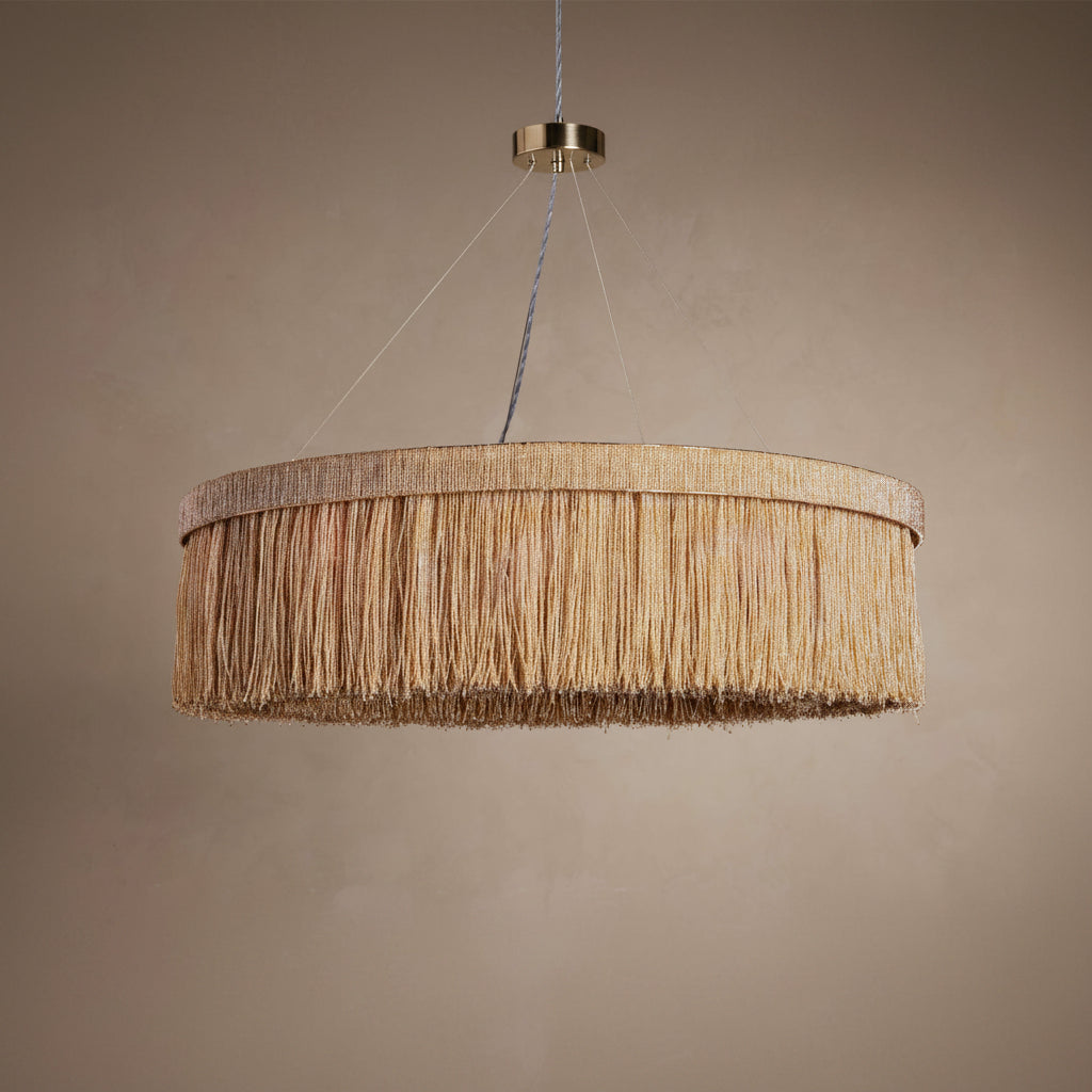 Wide Round Low Profile Chandelier for Dining Room or Living Modern Ceiling Light Standard Ceilings Casalolalights