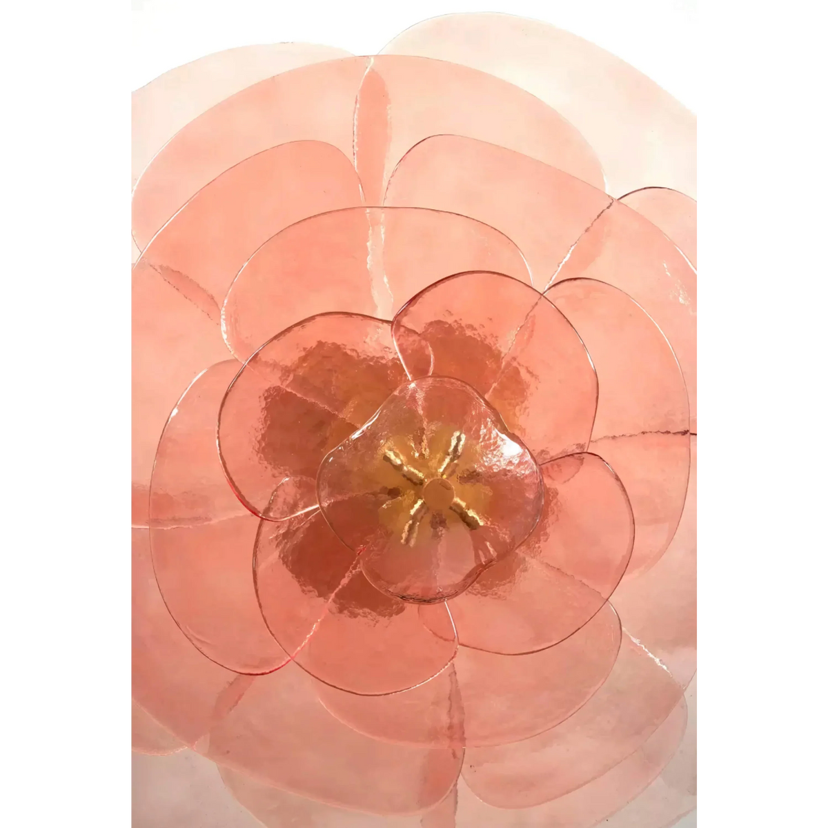Glass Petal Chandelier | Art Deco Sculptural & Gold Iron Modern Dining Room Living Casalolalights Luxury Lamps