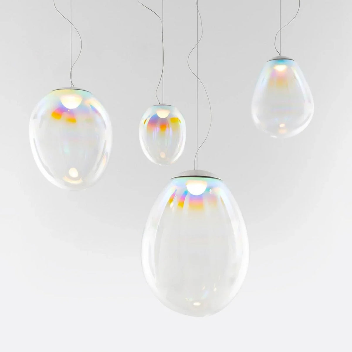 Frosted Glass Pendant Light | Scandinavian Acorn Hanging Lamp Minimalist Mid-century Dining & Living Casalolalights