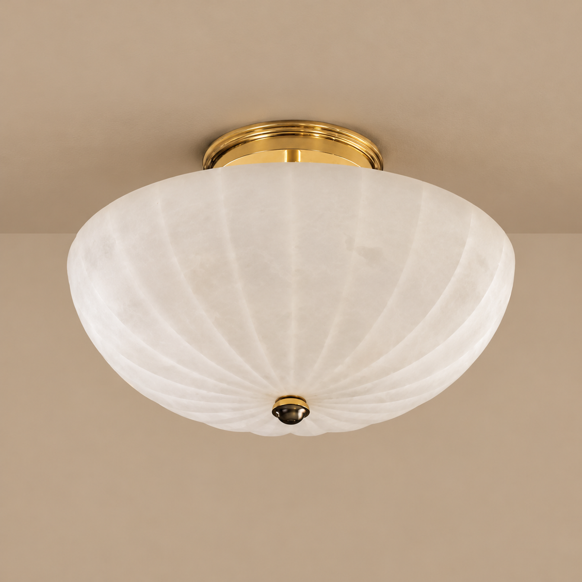 Semi Flush Mount Ceiling Light - Frosted Bowl Casalola Lights Luxury Lamps for Interior Designers