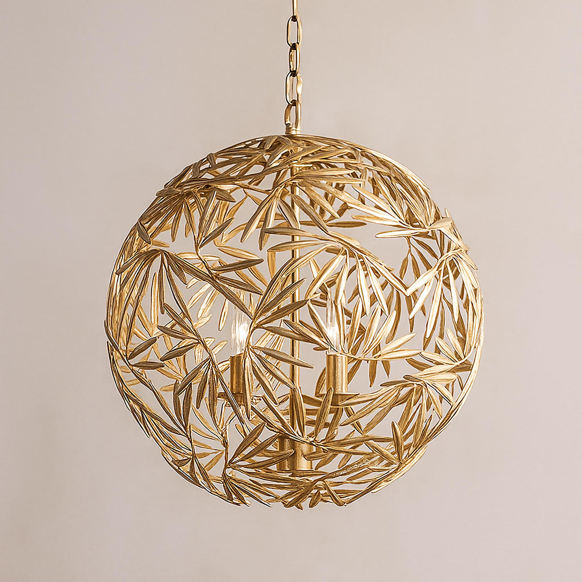 Gold Globe Pendant Light | Openwork Foliage Sphere Modern Eclectic Dining & Foyer Casalolalights Luxury Lamps
