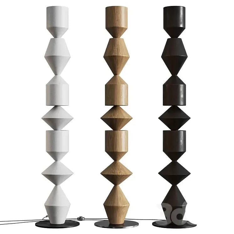 Iron Floor Lamp 153cm | Geometric Sculptural Standing Modern Industrial Living Room & Office Casalolalights Luxury