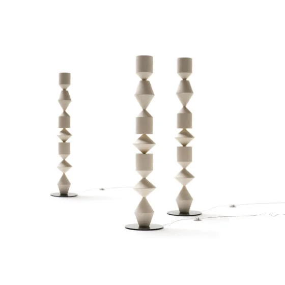 Iron Floor Lamp 153cm | Geometric Sculptural Standing Modern Industrial Living Room & Office Casalolalights Luxury