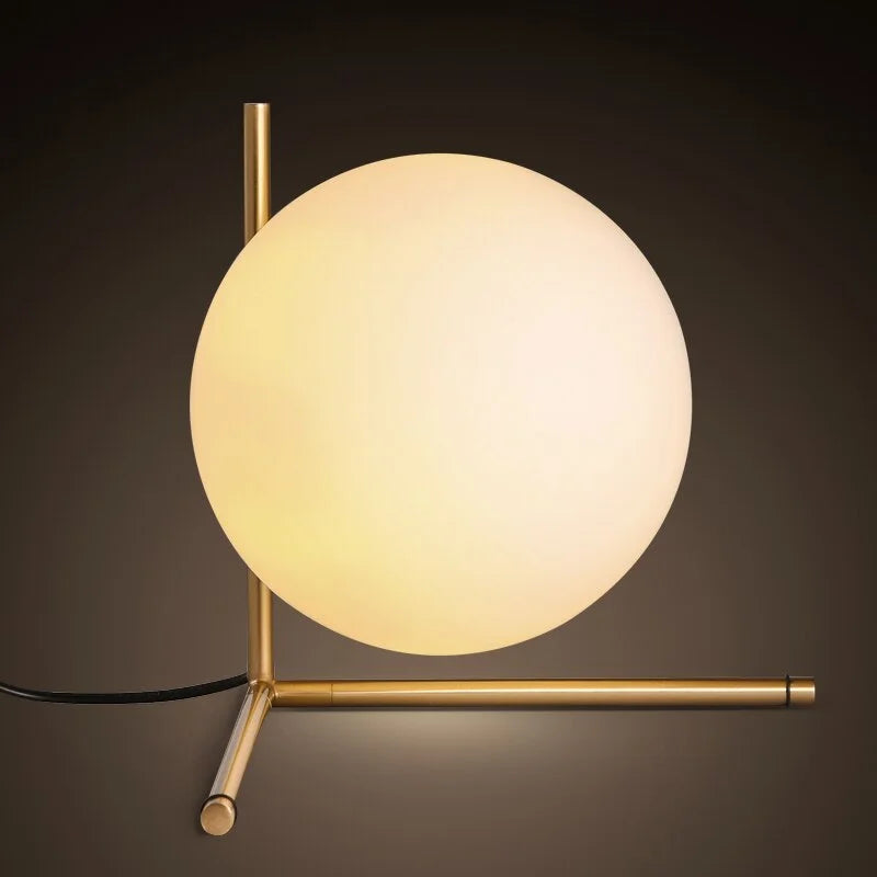 Glass Ball Table Lamp | Modern for Bedroom Living Room | Casalola