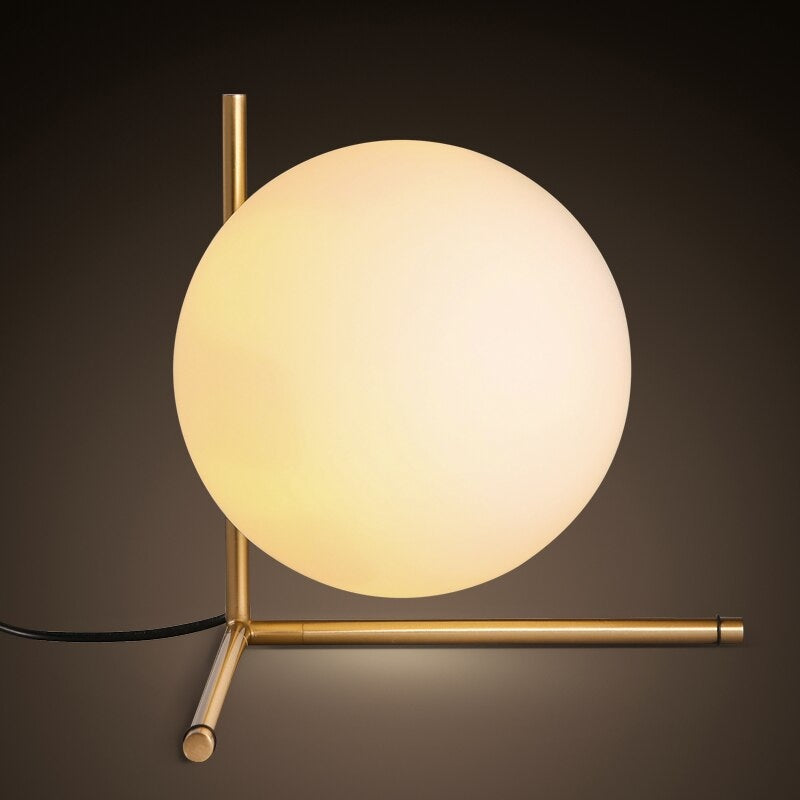 Glass Ball Table Lamp | Modern For Bedroom Living Room | Casalola - Lamps