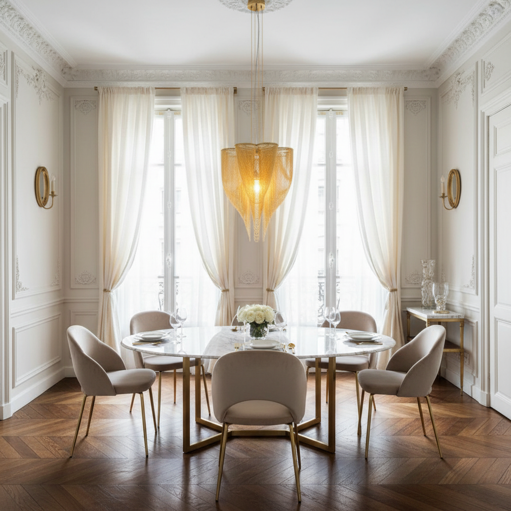 GOLD CLOVER MESH CHANDELIER | CLFT85200G