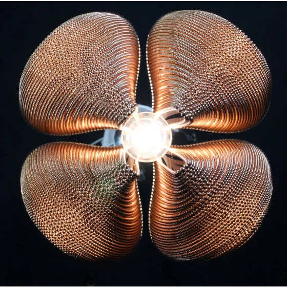 Gold Bead Chandelier – Avant Garde Designer Pendant Light