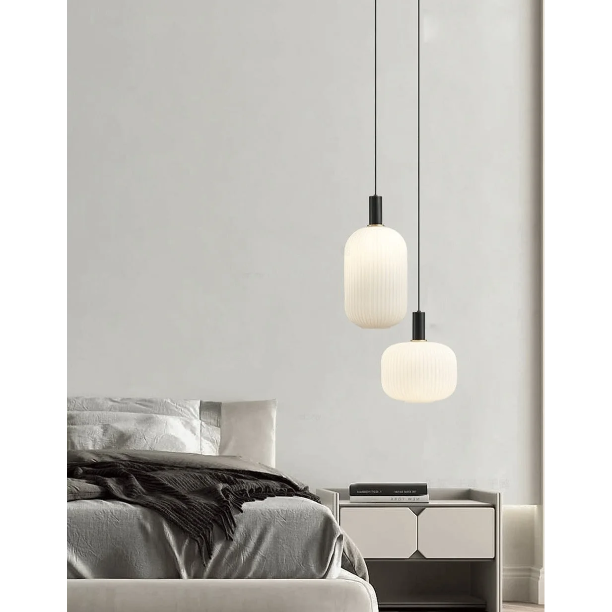 Glass Pendant Lights Bedside Lamps Kitchen Island Lighting