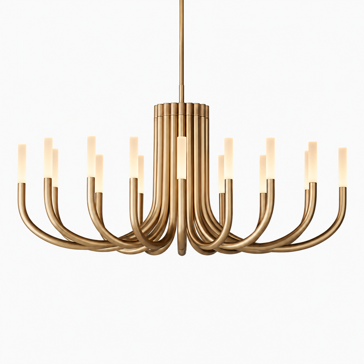 Copper Candelabra Chandelier | 16 Light Custom Drop for High Ceiling Dimmable Option 2 Sizes Casalola Lights Luxury