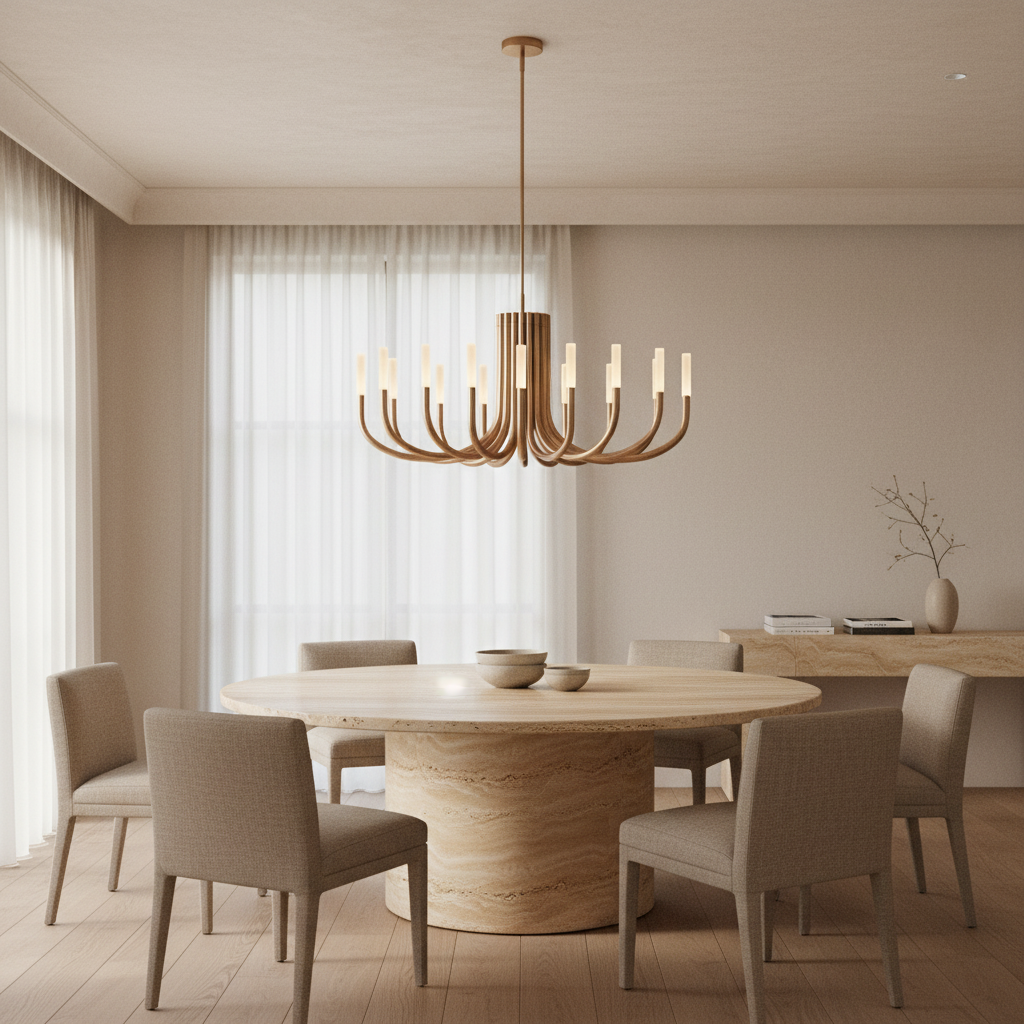 GRAND COPPER CANDELABRA CHANDELIER | CL0287KL