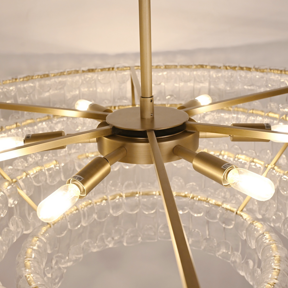 Large Candle Style Chandelier with Adjustable Long Drop Dining Room or Vaulted Ceiling Candelabra Light Casalolalights