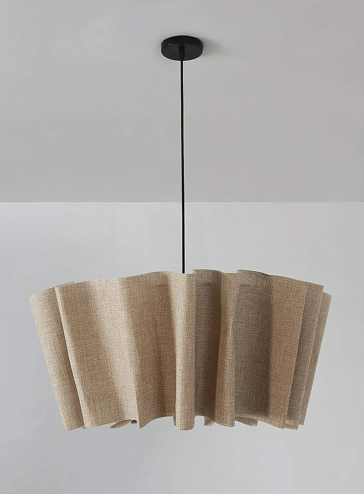 Fabric Pendant Light | Hand-knitted Minimalist Hanging Lamp Japandi Scandinavian Dining & Bedroom Casalolalights Luxury