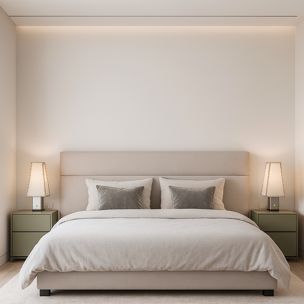 Hand-stitched Parchment Table Lamp | Crafted Shade & Steel-brass 50cm Wabi-sabi Bedside Casalolalights Luxury Lamps