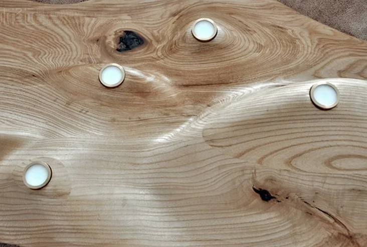 HANDGEFERTIGTE DECKENLEUCHTEN AUS HOLZ MIT LANDSCHAFTSMOTIV | CL5685696