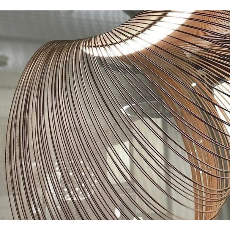Illan Pendant Lamp - Laser-cut Flexible Plywood Luxury Lighting | Japandi Ceiling Light Fixtures - Sales Casalolalights