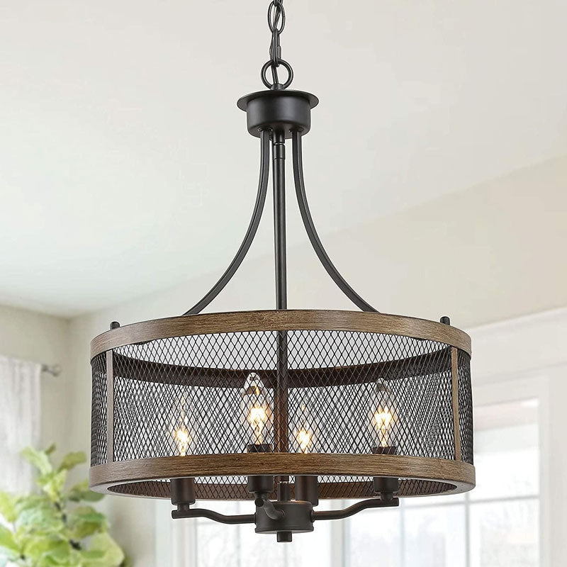 Industrial Retro Ceiling Lamp For Hallway Stairs Living Room - Semi-flush Mounts