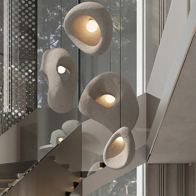Irregular Resin Pendant Light | Organic Freeform Suspend Lamp Cluster Living Room Restaurant & Bar Casalolalights