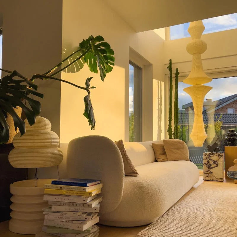 Akari e Pendant Lamp | Noguchi Lanterns | Rice Paper | Japandi Hanging Lamps