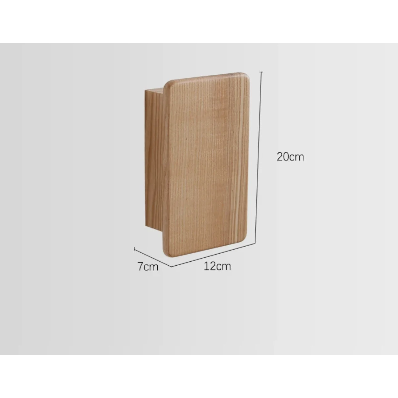 Japandi Design 20x12cm Wood Cool 4000k Led Lighting Intelligent Control