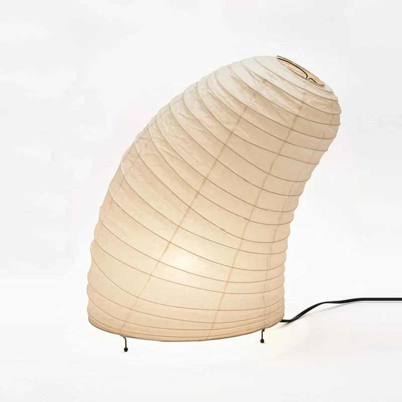 Akari Style Floor Lamp | Noguchi Inspired Rice Paper Lighting Minimalist Japandi Decor - Lamps