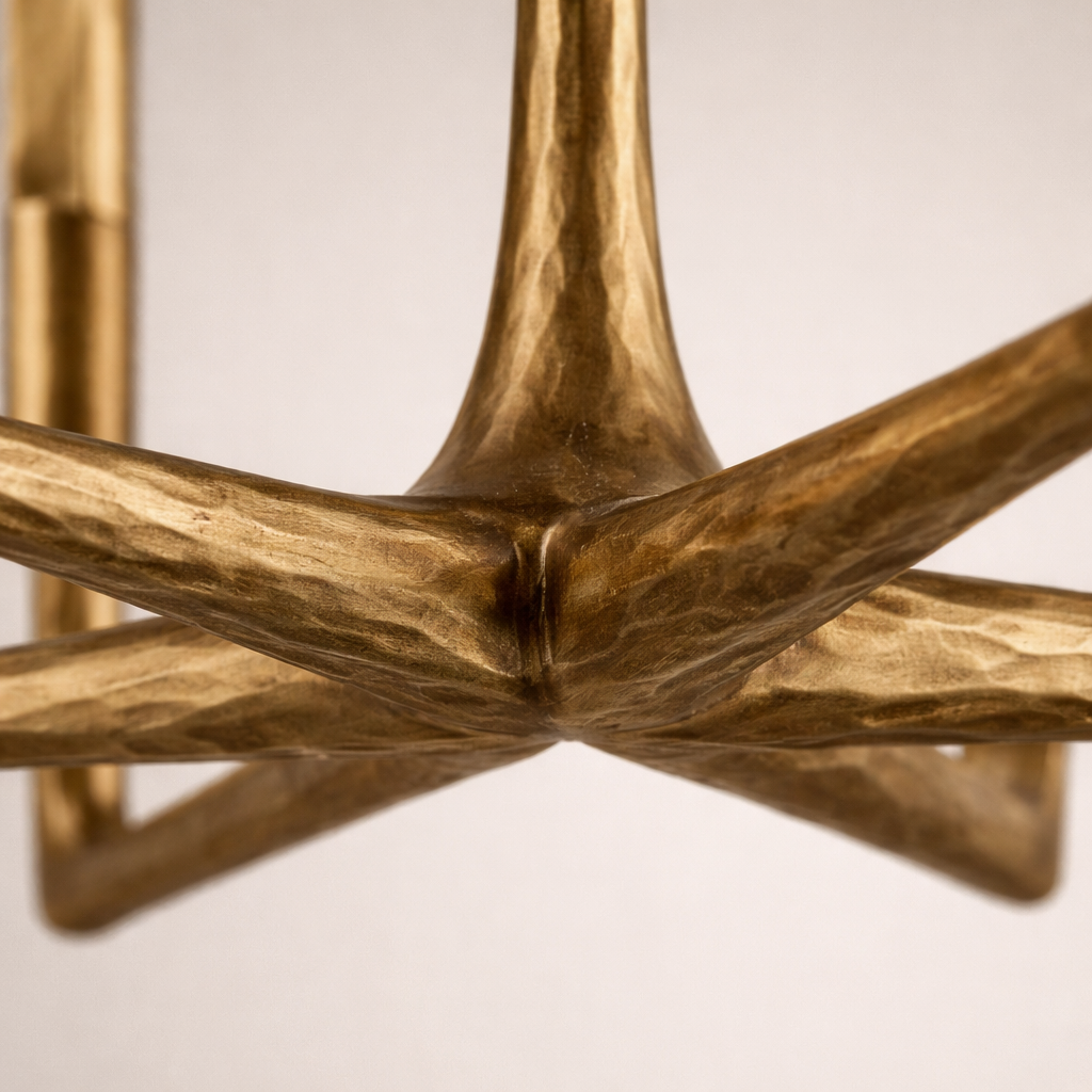 Brass Branch Chandelier | Hand-forged Sculptural Crystal 152-182cm Modern Dining Room Casalolalights Luxury Lamps