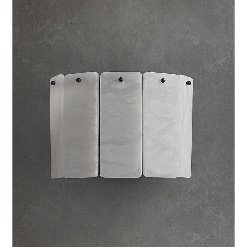 Luxury Alabaster & Copper Wall Sconce – Modern Handcrafted Light for Elegant Interiors