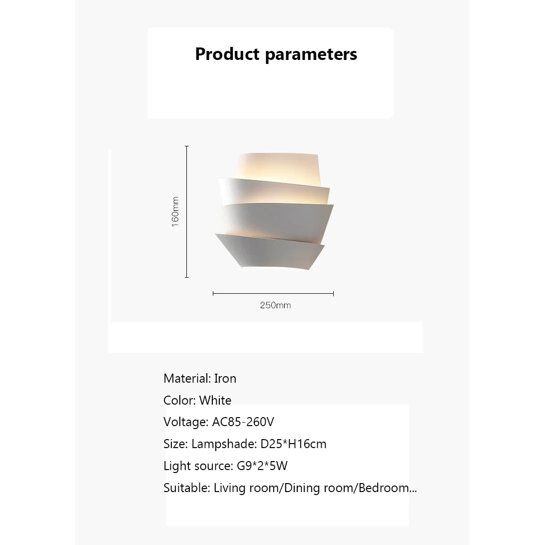 Le Soleil Wall Lamp | White Sconces | Modern Lighting Sconce | Casalola