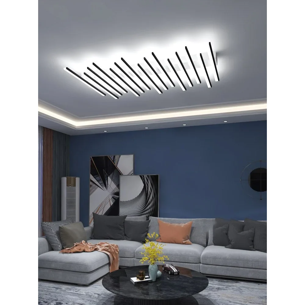 Led Bar Flush Mount 60-110cm | Modern Dimmable Linear Ceiling Light with Remote Kitchen & Low Ceilings Casalolalights