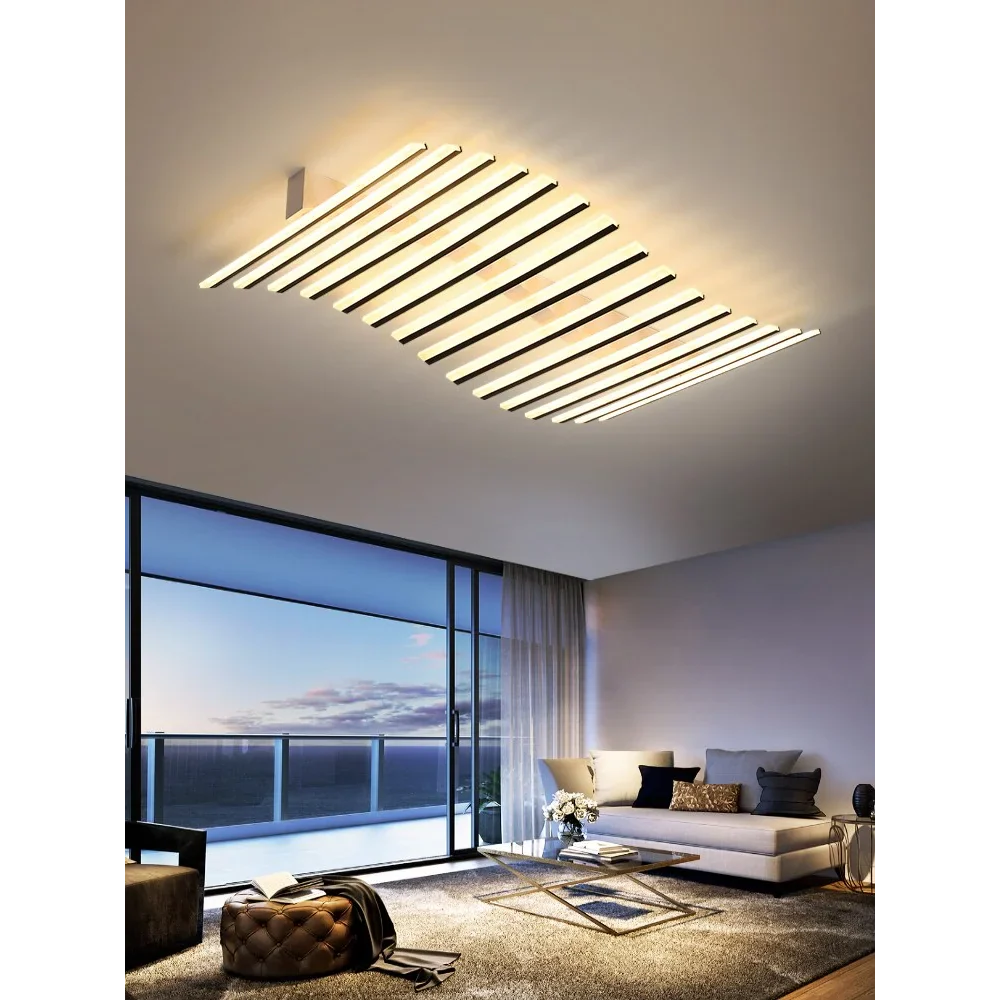Led Bar Flush Mount 60-110cm | Modern Dimmable Linear Ceiling Light with Remote Kitchen & Low Ceilings Casalolalights