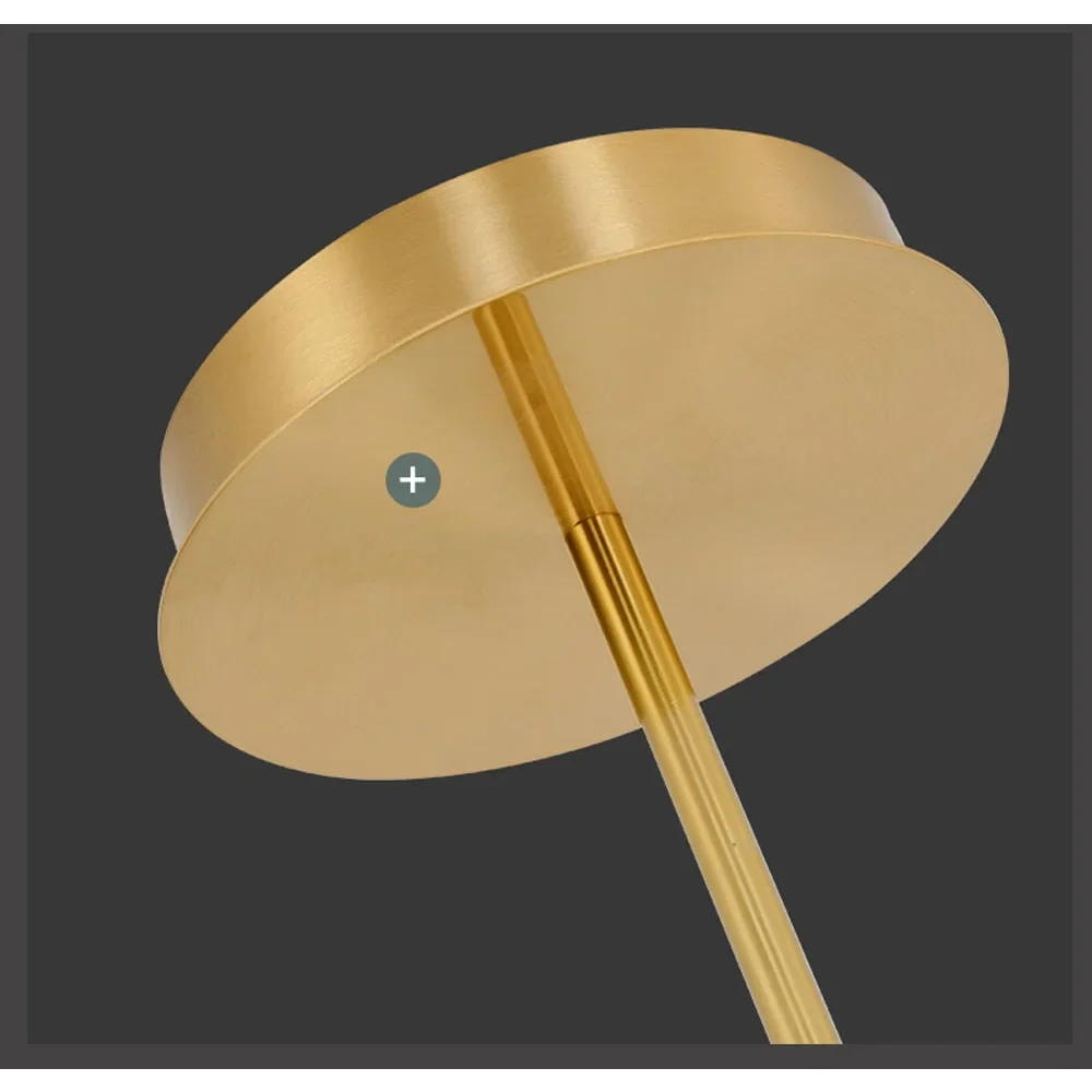 Led Tube Ceiling Light | Curved Acrylic Semi-flush 60-350cm Gold Chrome or Black Minimalist Casalolalights Luxury Lamps