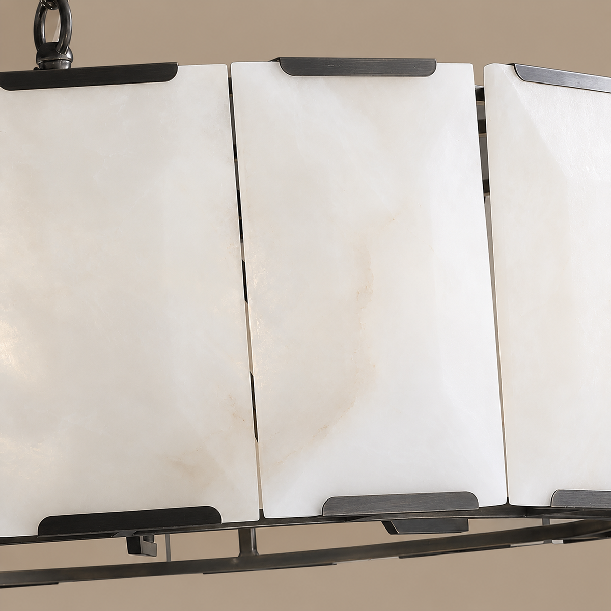 Alabaster Chandelier - Stepped Linear Crown Casalola Lights Luxury Lamps for Interior Designers