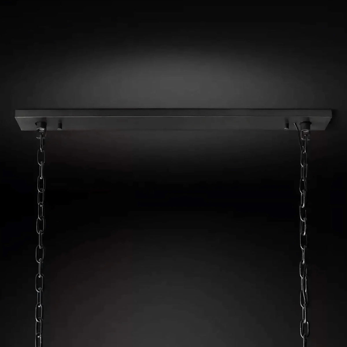 Linear Alabaster Chandelier for Dining Room | 100cm 120cm Black Stainless or Brass Industrial Casalolalights Luxury