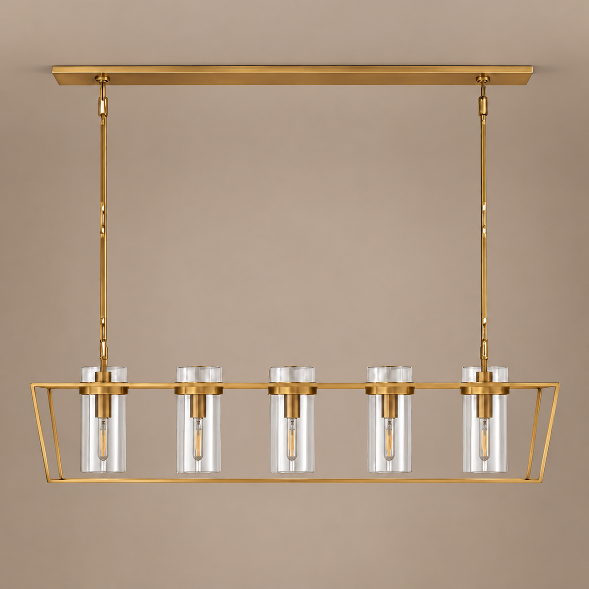 Gold Chandelier - Linear Led Rods Casalola Lights Luxury Lamps for Interior Designers