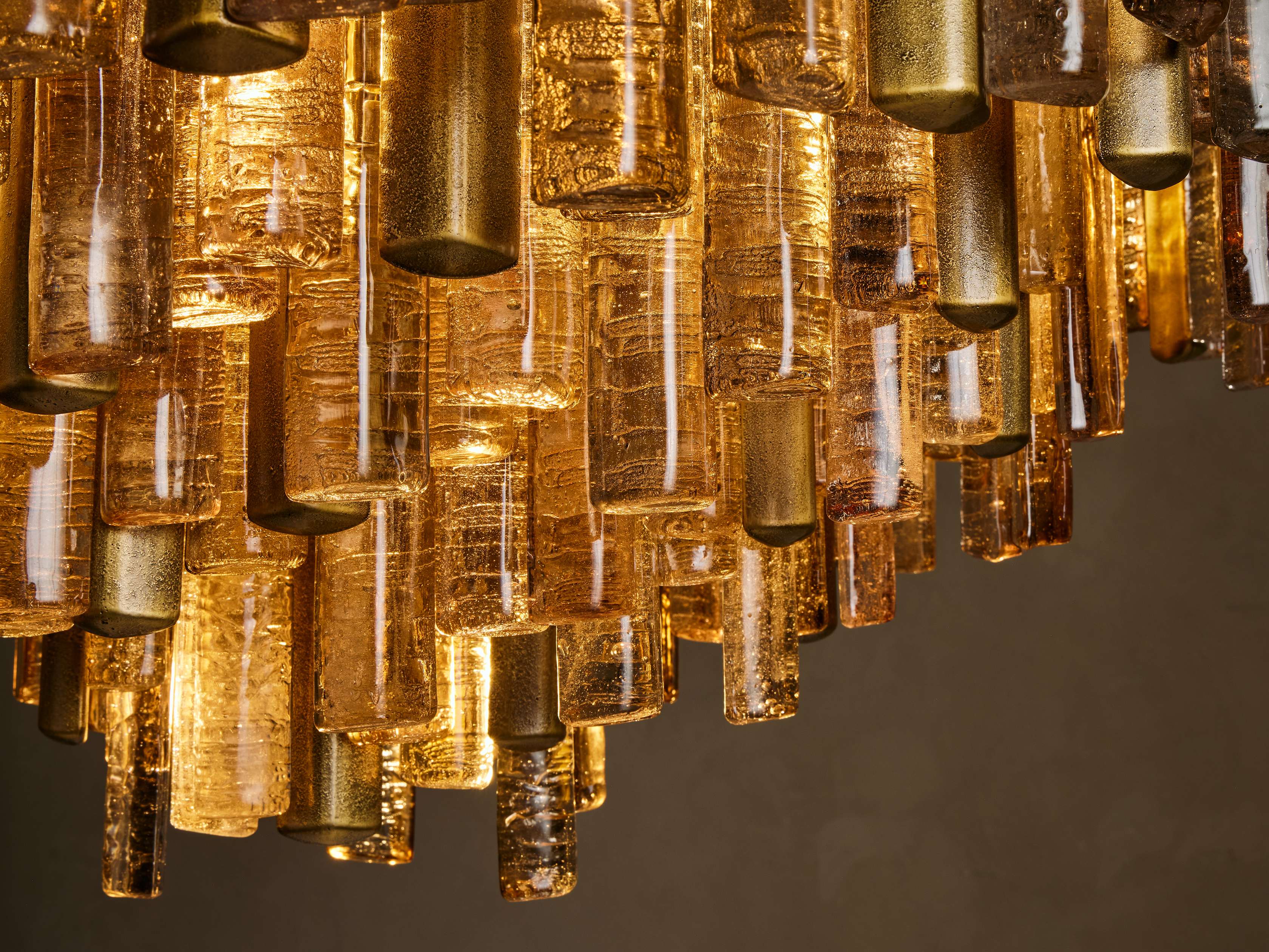 13 Light Cast Glass and Brass Chandelier Clear or Bronze Art Dining Room Statement Ceiling Casalolalights Luxury Lamps