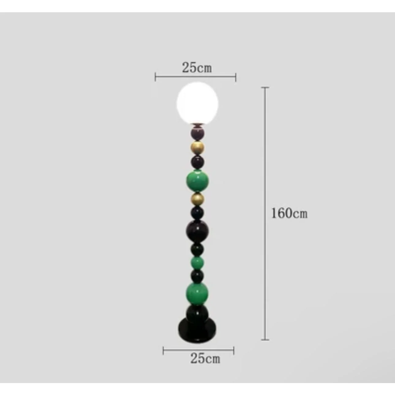 Modern Multicolor Sphere Floor Lamp – Creative Art Deco Lighting for Living Room or Bedroom