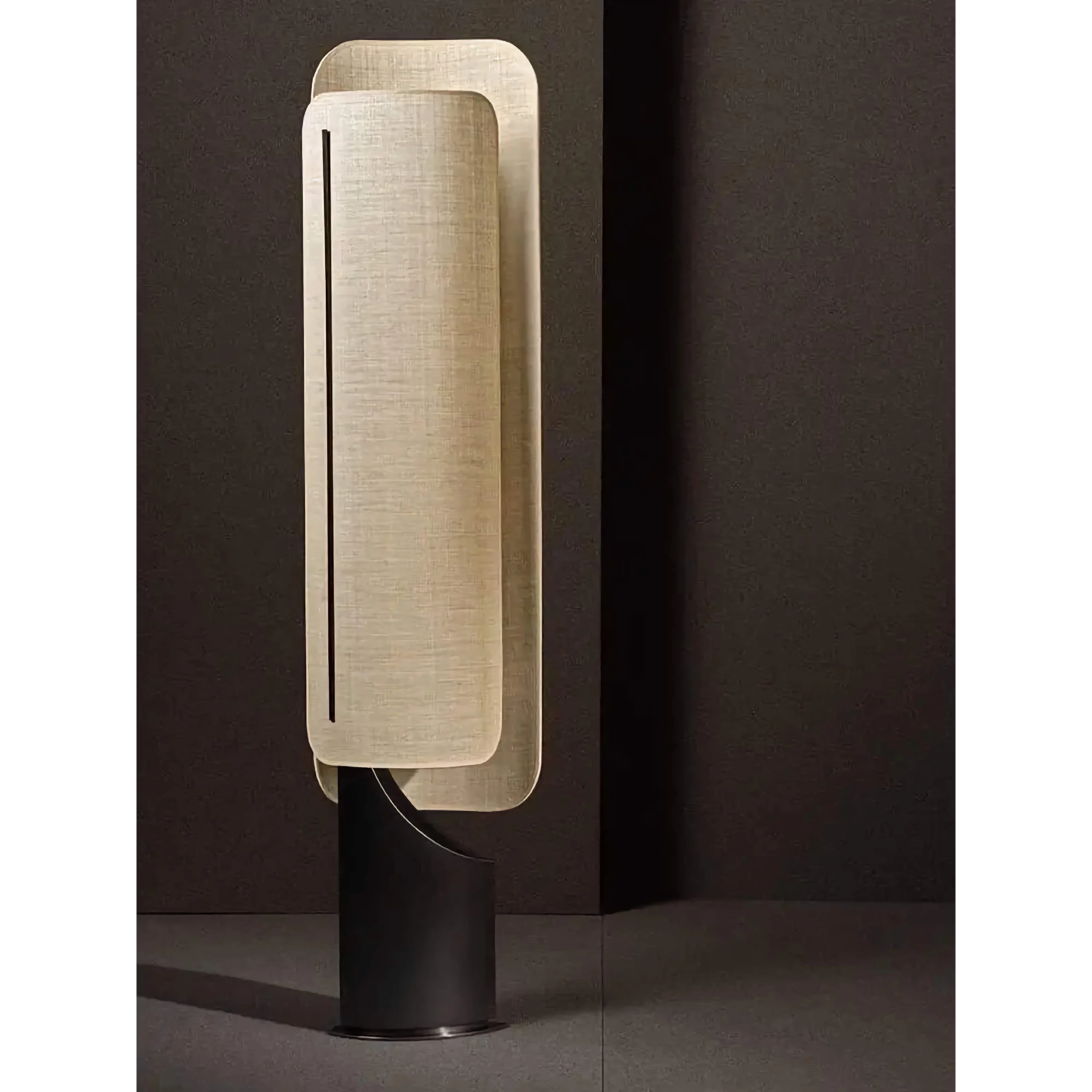 Unique Floor Lamps for Bedroom Living Room | Artisan | Linen and Resin Finish