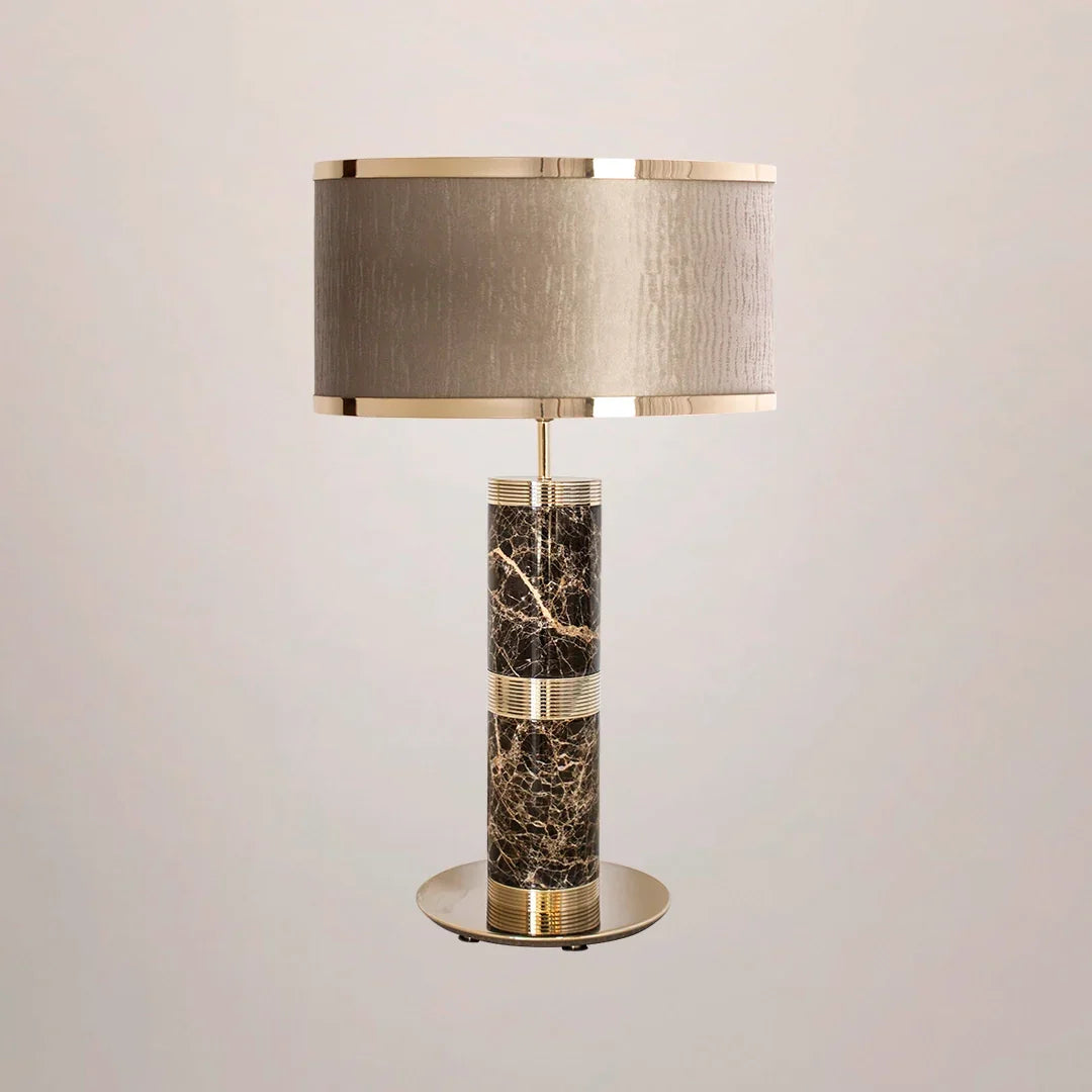 Marble & Brass Table Lamp | Timeless Designer Accent - Sparta