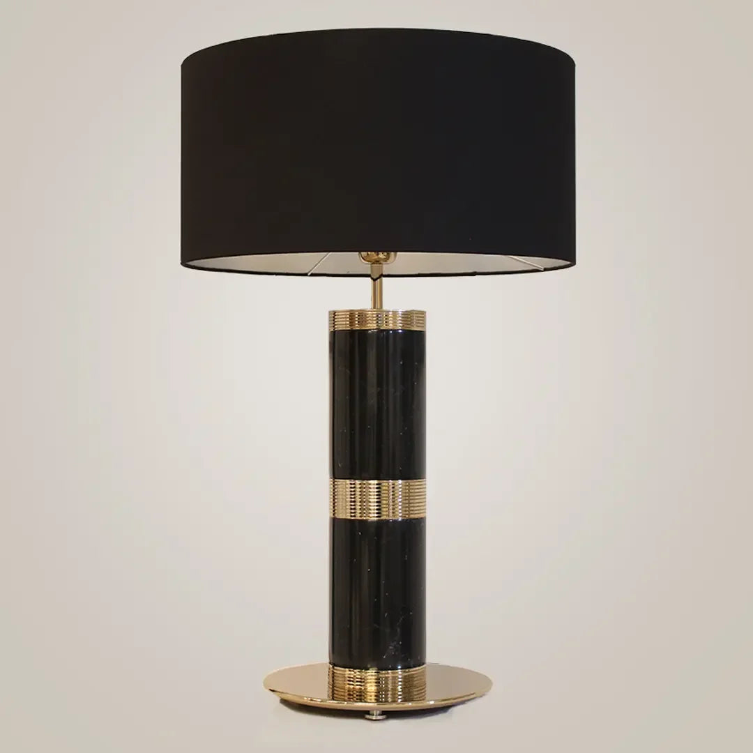 Marble & Brass Table Lamp | Timeless Designer Accent - Sparta
