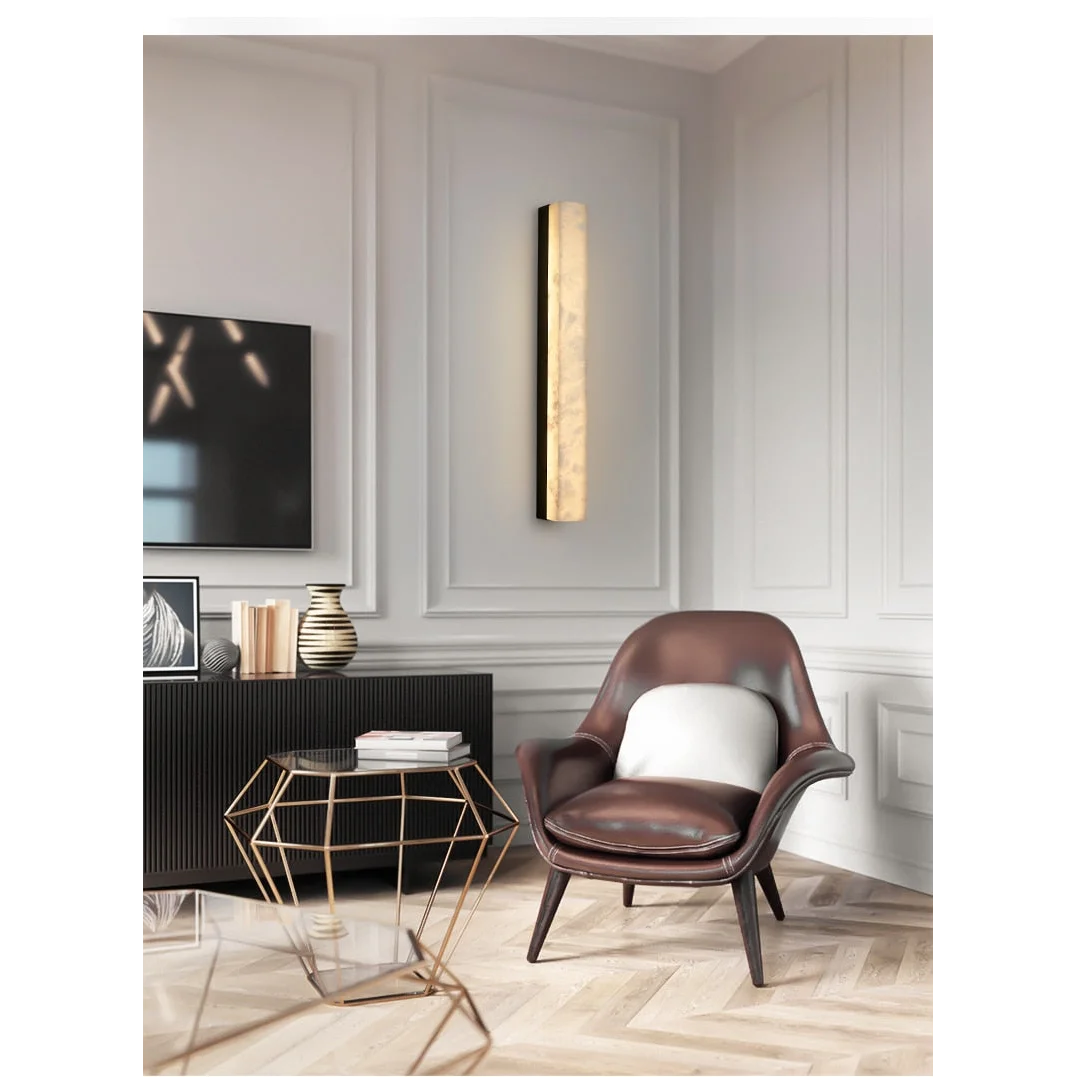 Marble Copper Wall Sconces for Hall Living Room Dining Bedroom