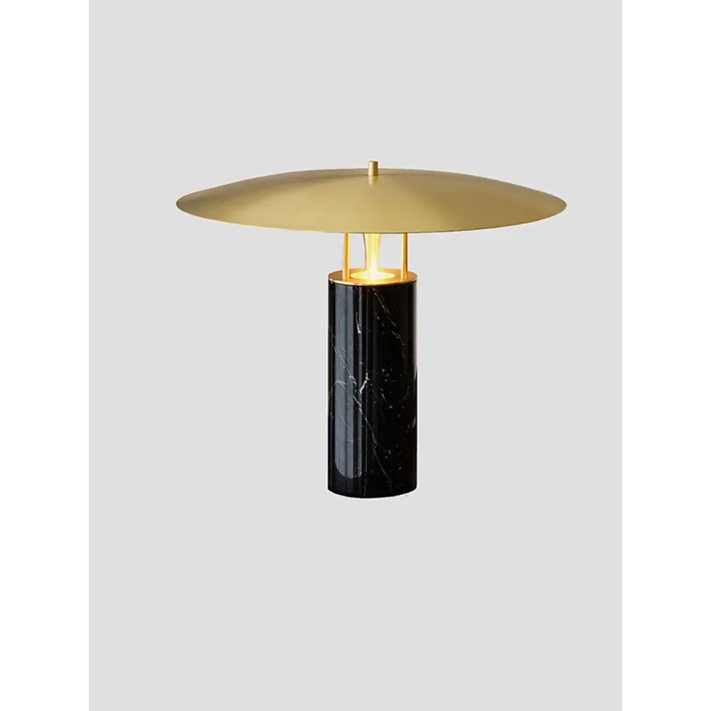 Marble Table Lamp | Natural Stone & Iron Nordic Desk Warm Led Living Room Study Bedroom Casalolalights Luxury Lamps